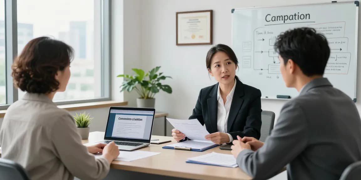 Discussing ways to cancel timeshare contracts in a professional office environment.