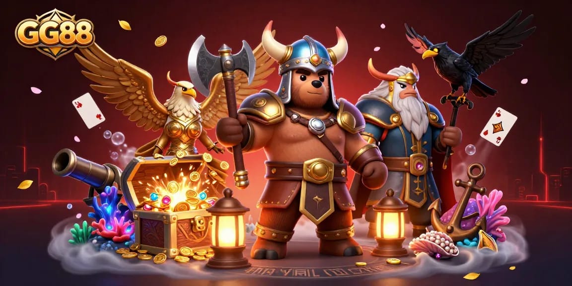 Experience thrilling gameplay at GG88 with immersive 3D casino features and captivating characters.