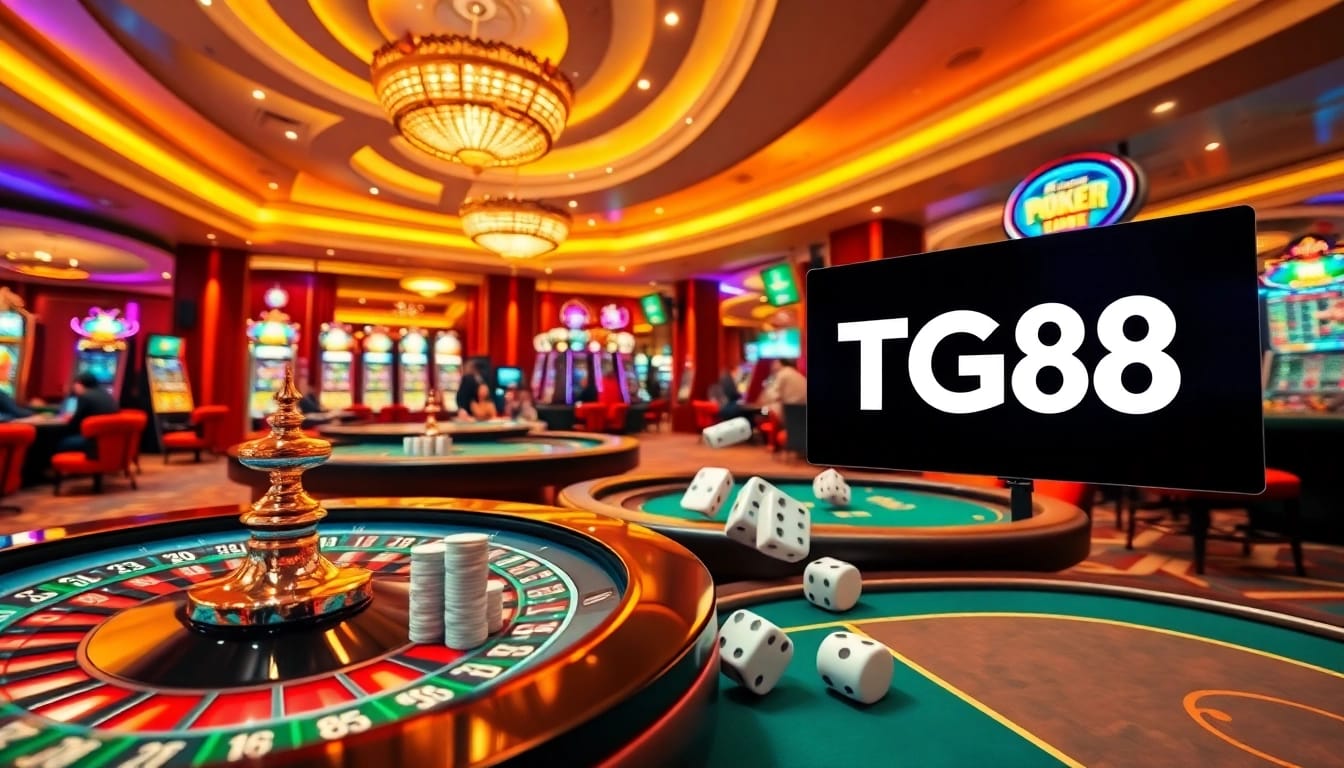 Experience thrilling gameplay at https://tg88co.com/ with vibrant casino visuals and high-stakes excitement.