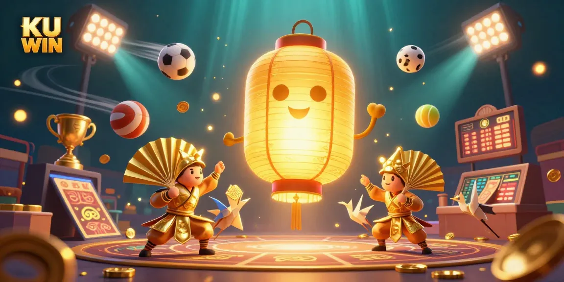 Engage in thrilling gameplay at KU WIN with a vibrant scene of luminous spirit and dynamic sports betting action.