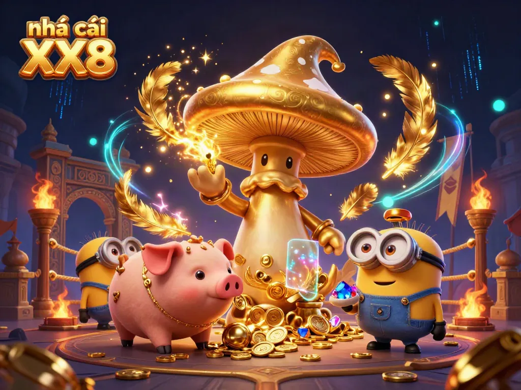 Experience the thrill of Nhà cái XX8 with magical elements and engaging casino graphics.