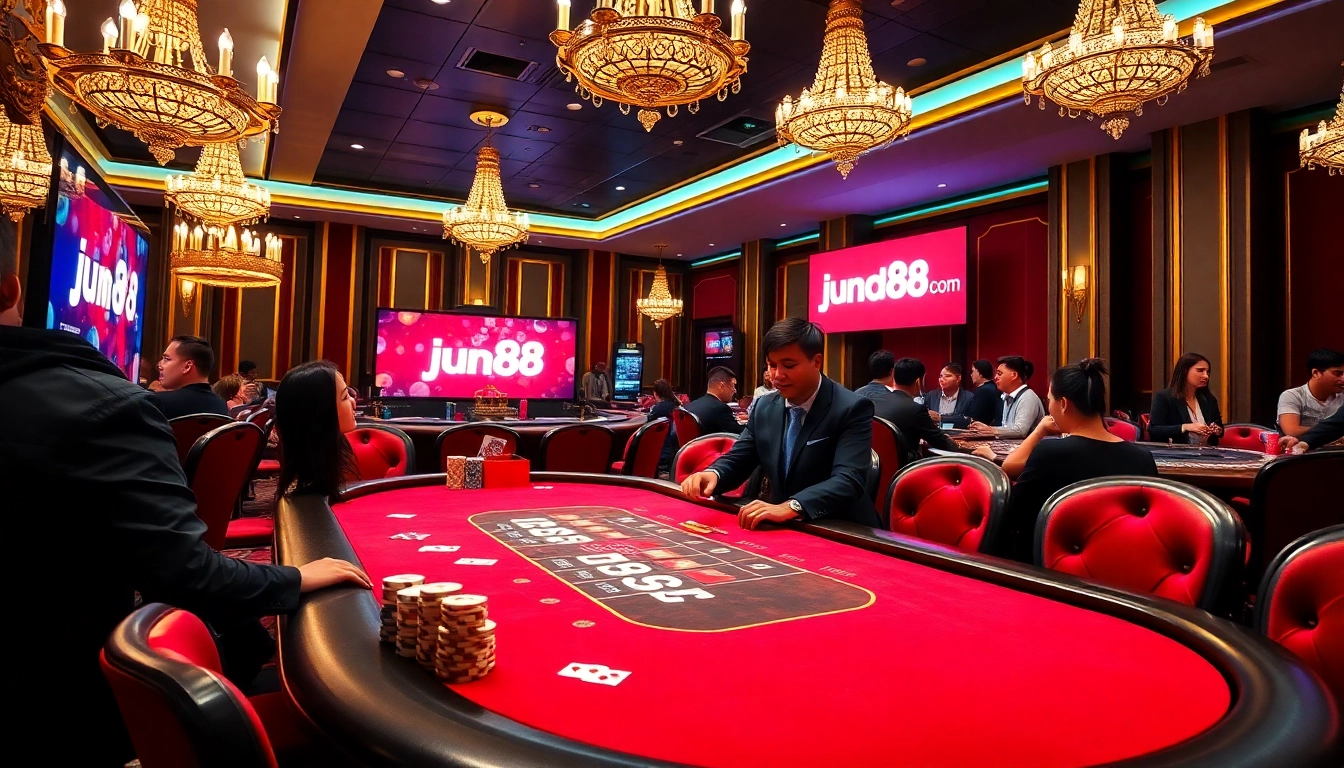 Experience the thrill of gaming at jun88 com with lively casino tables and engaging gameplay.
