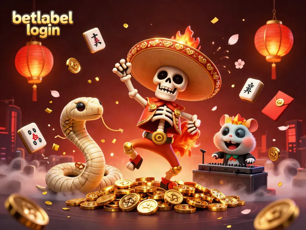 Join the fun at Betlabel login with exciting games, golden coins, and festive decorations!