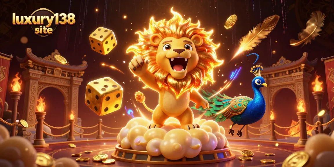 Experience thrilling gameplay at luxury138 site with vibrant casino-themed illustration.