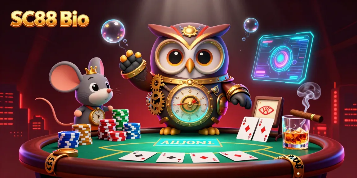 Engage in thrilling gameplay at SC88 Bio featuring dynamic casino elements and charming characters.