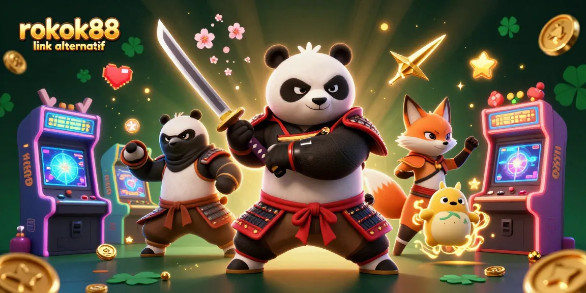 Experience the excitement of rokok88 link alternatif with vibrant 3D characters and dynamic casino elements.