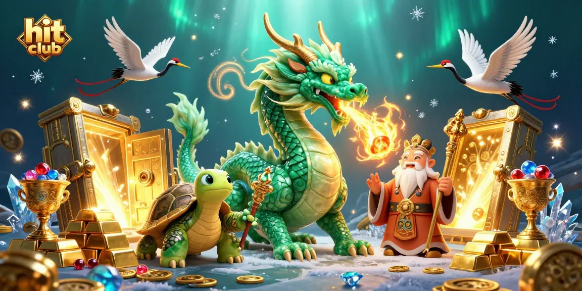 Spin the reels and unleash luck at hit club with a vibrant casino scene bursting with treasures.